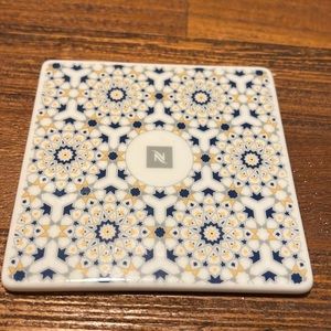 Nespresso porcelain coaster Istanbul use 1 times/ excellent condition